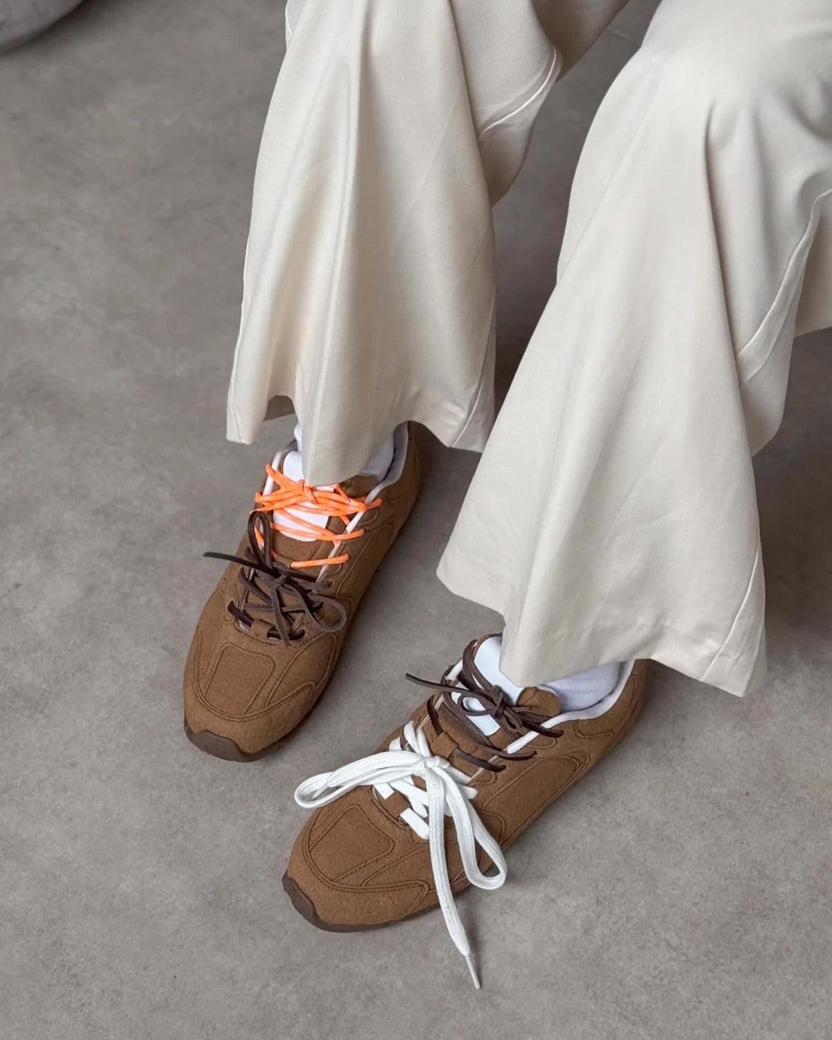 Atlete Casual Suede – Camel Brown
