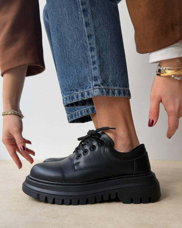 Atlete Chunky me Platformë – Black Edition