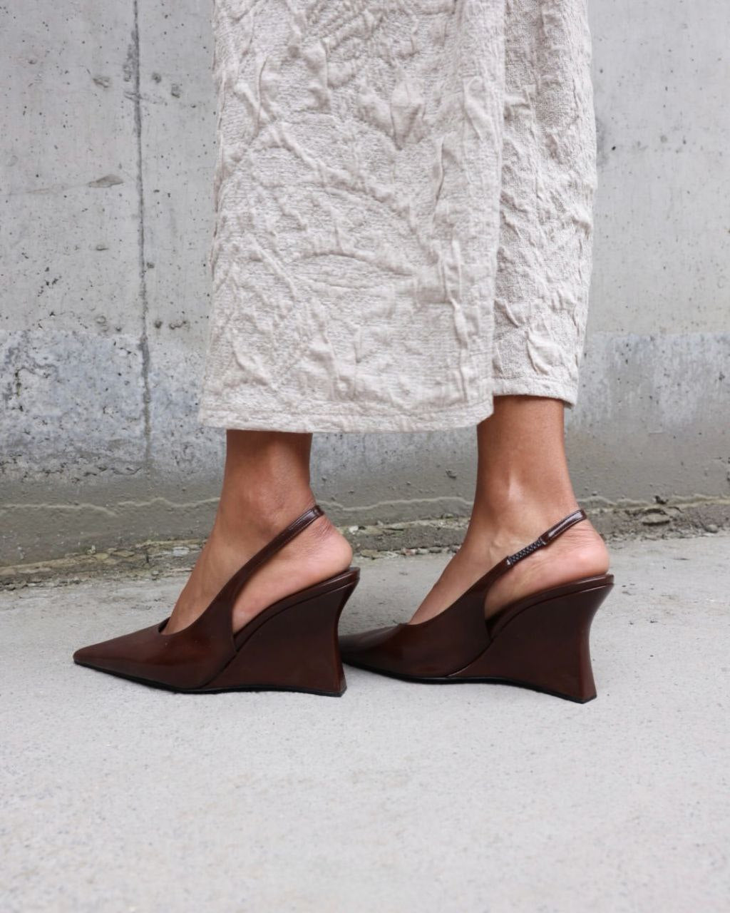 Kepuce Slingback / Kafe