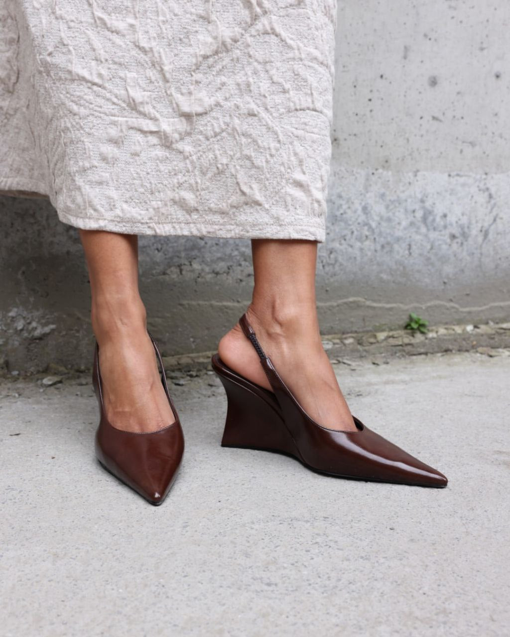 Kepuce Slingback / Kafe