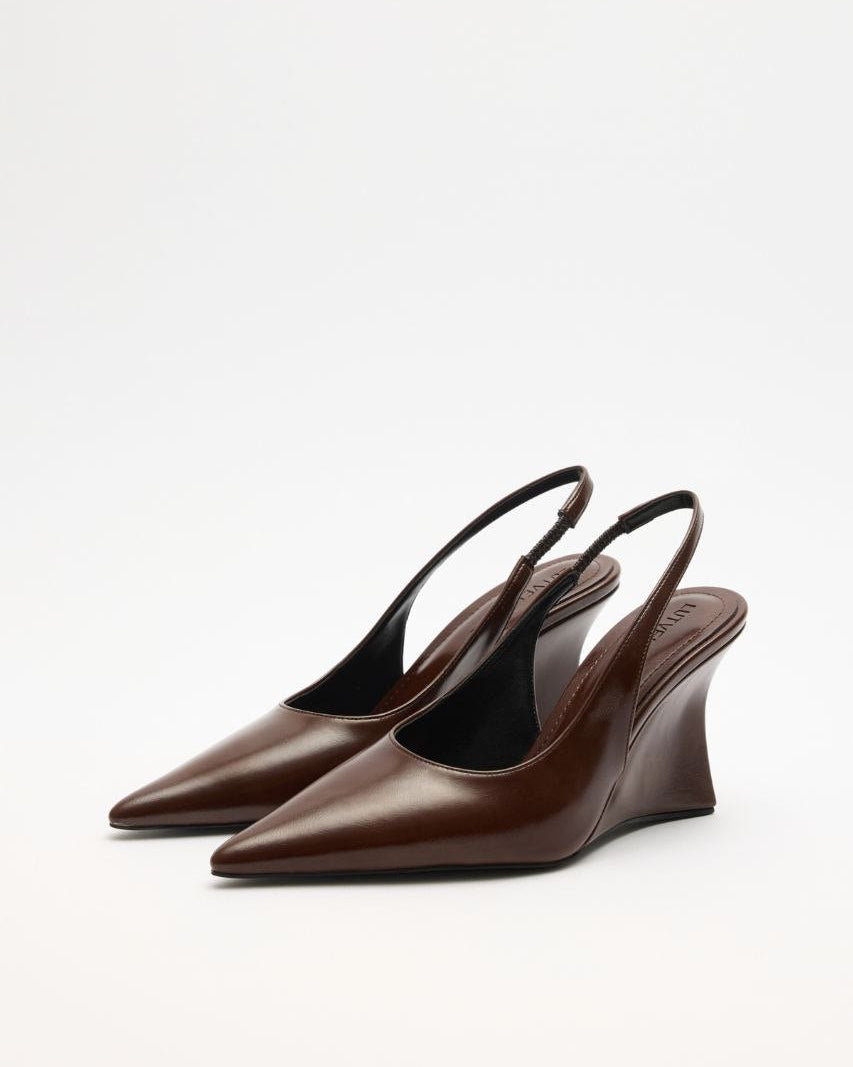 Kepuce Slingback / Kafe