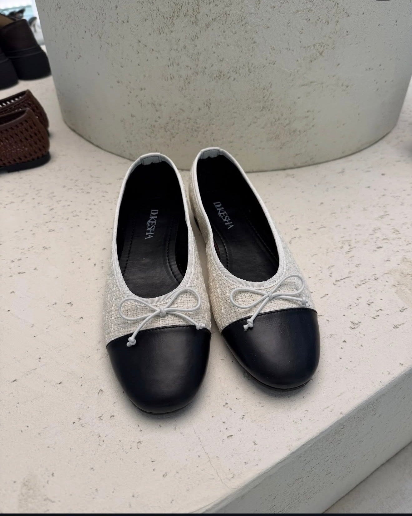 Balerina Tweed me Fjongo – Black & White