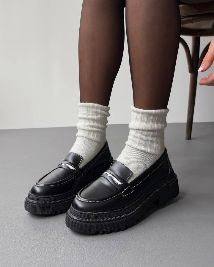 Loafers Chunky Penny – Classic Black