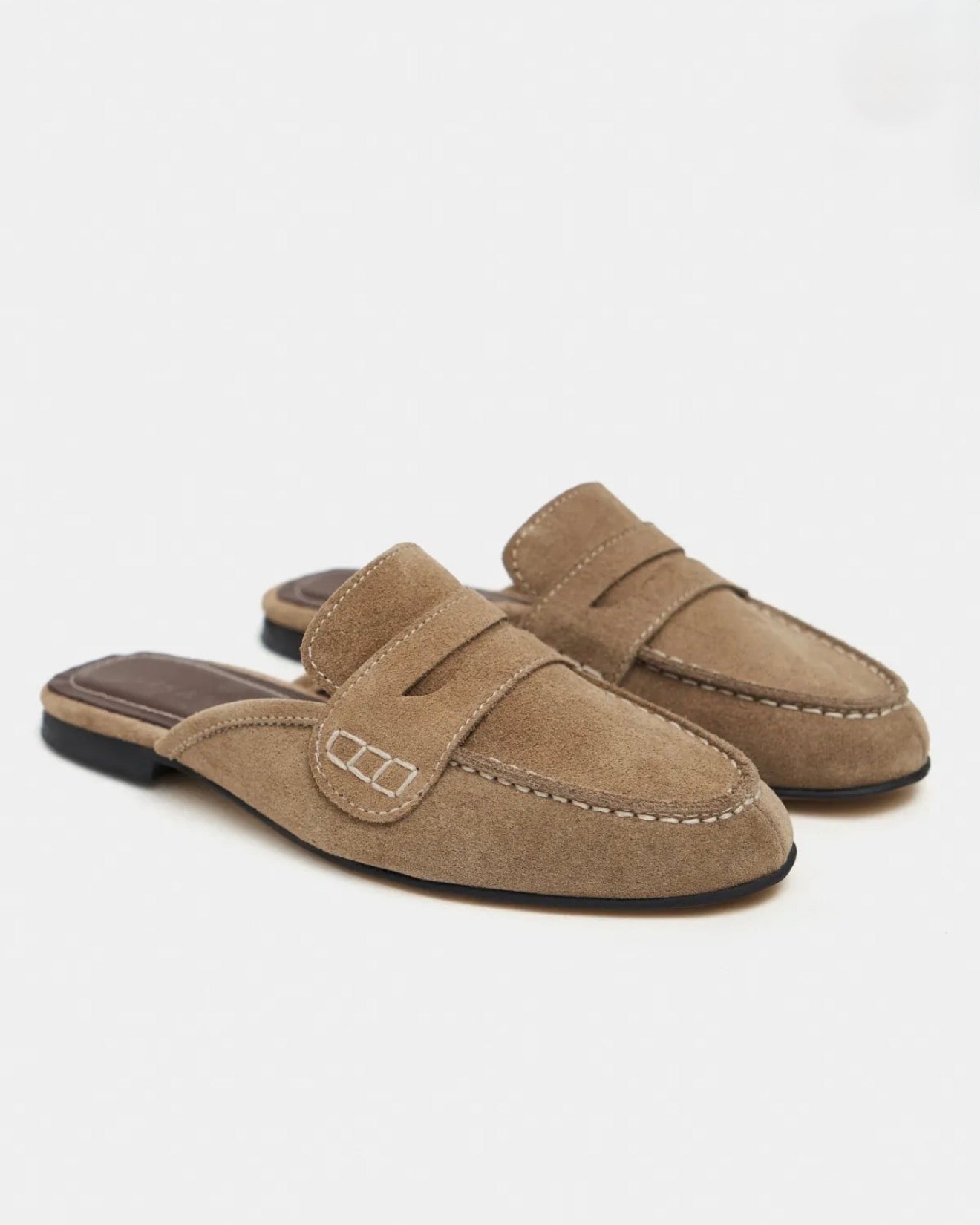 Mules Suede Beige – Elegancë e Përditshme