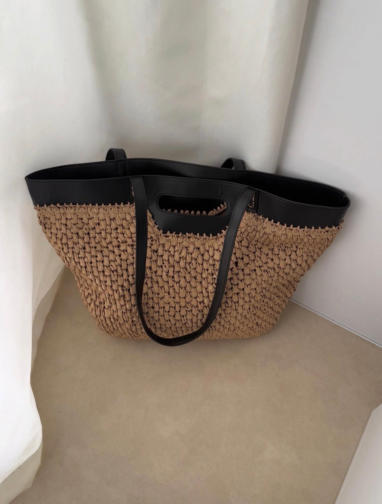 Çantë Tote  – Kafe/Ngjyrë Natyrale