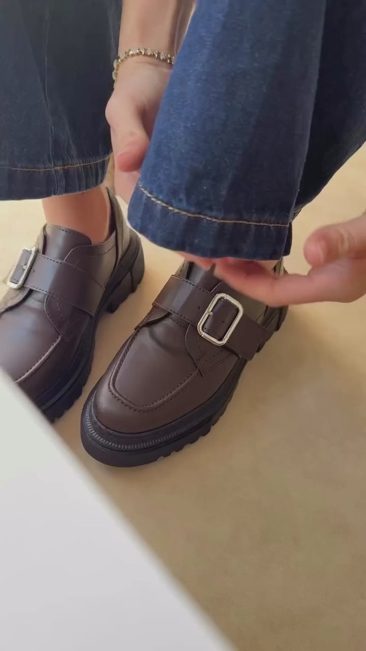 Loafers Chunky me Tokëz – Chocolate Brown